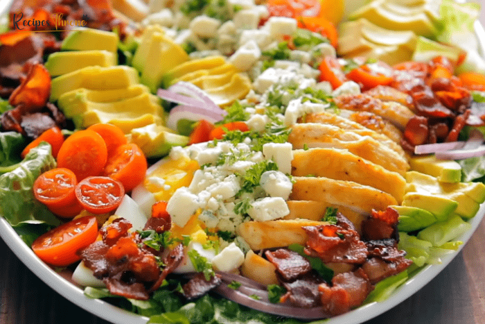 Cobb salad recipe peas and bacon