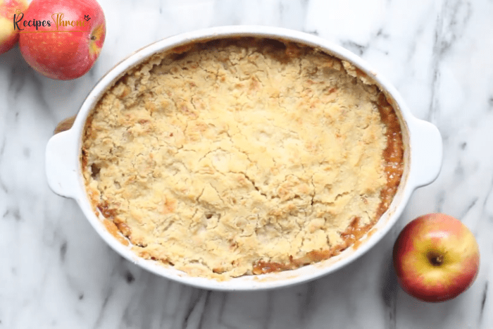 Healthy apple crumble recipe without oats