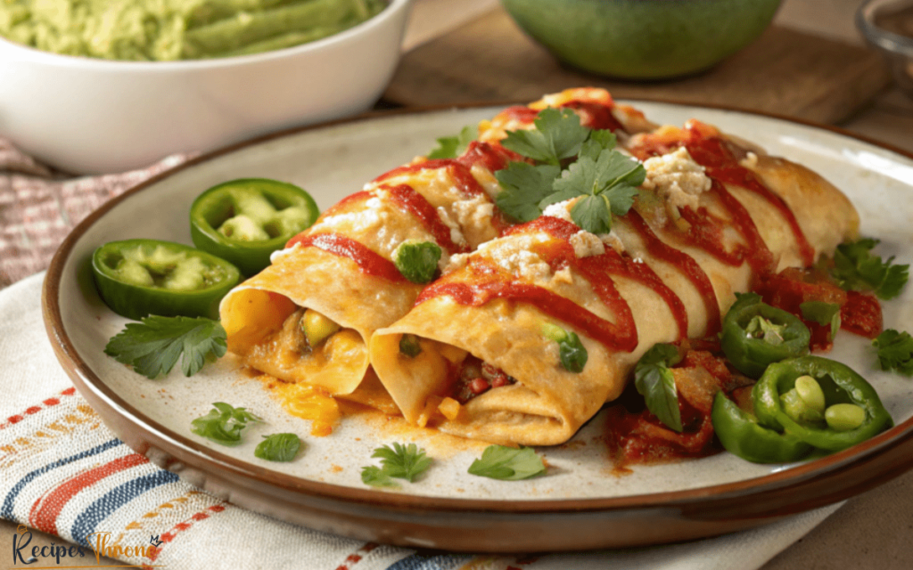 Cheesy Chicken Enchiladas A Flavorful Fusion of Traditions