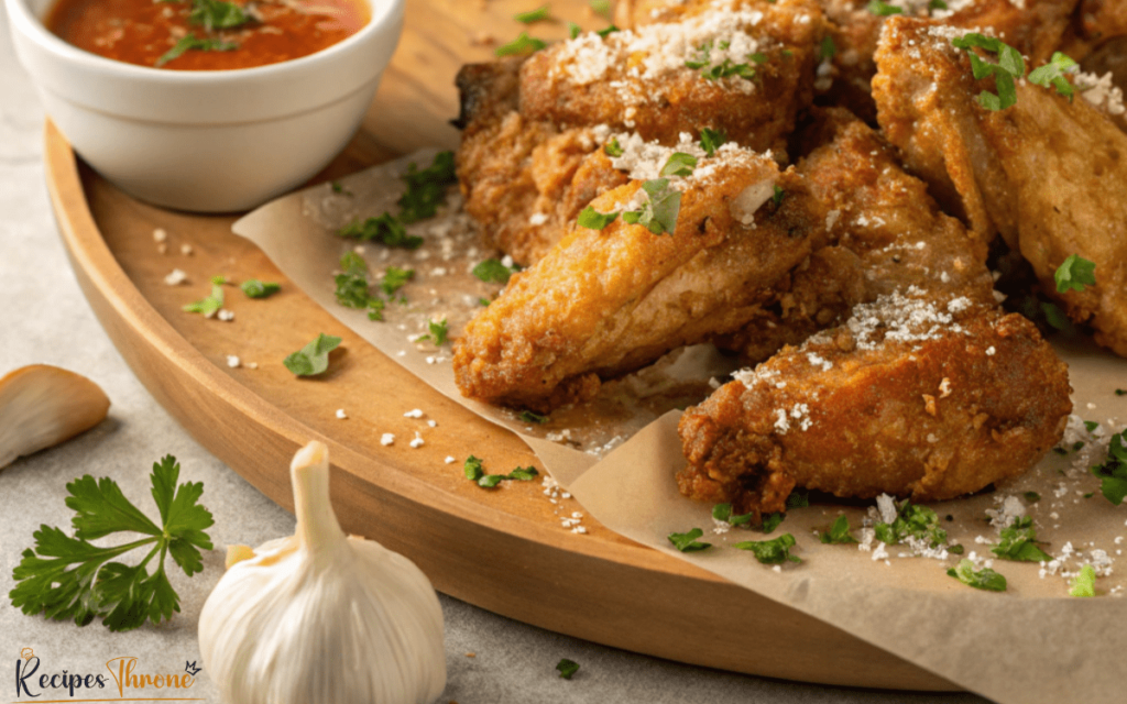 Garlic Parmesan Chicken Wings Crispy, Flavorful Recipe