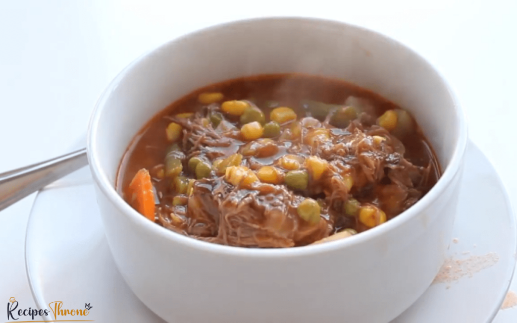 Old-Fashioned Vegetable Beef Soup Recipe