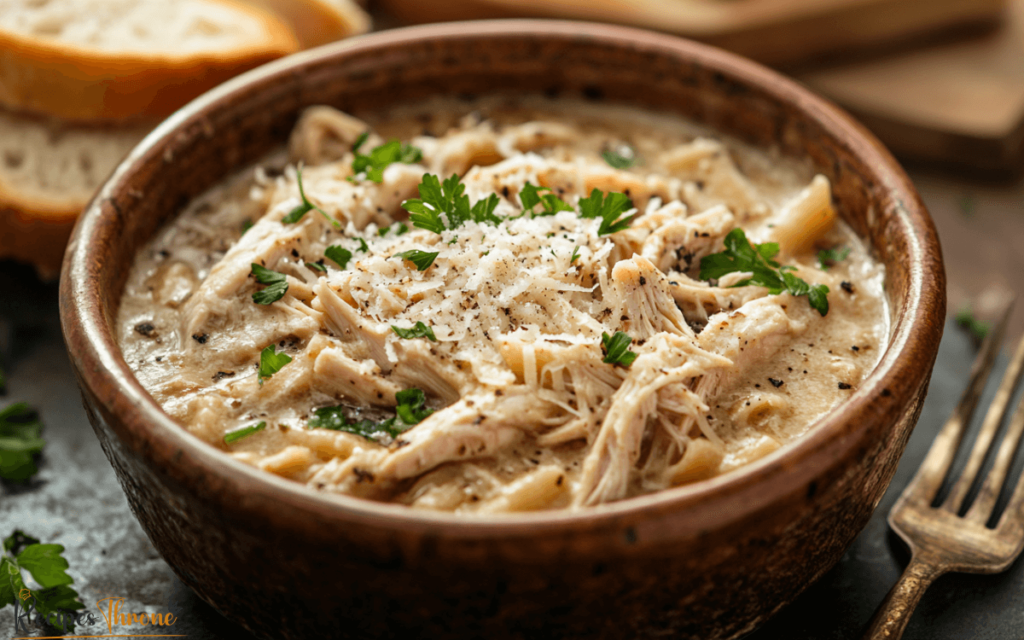 crock pot garlic parmesan chicken