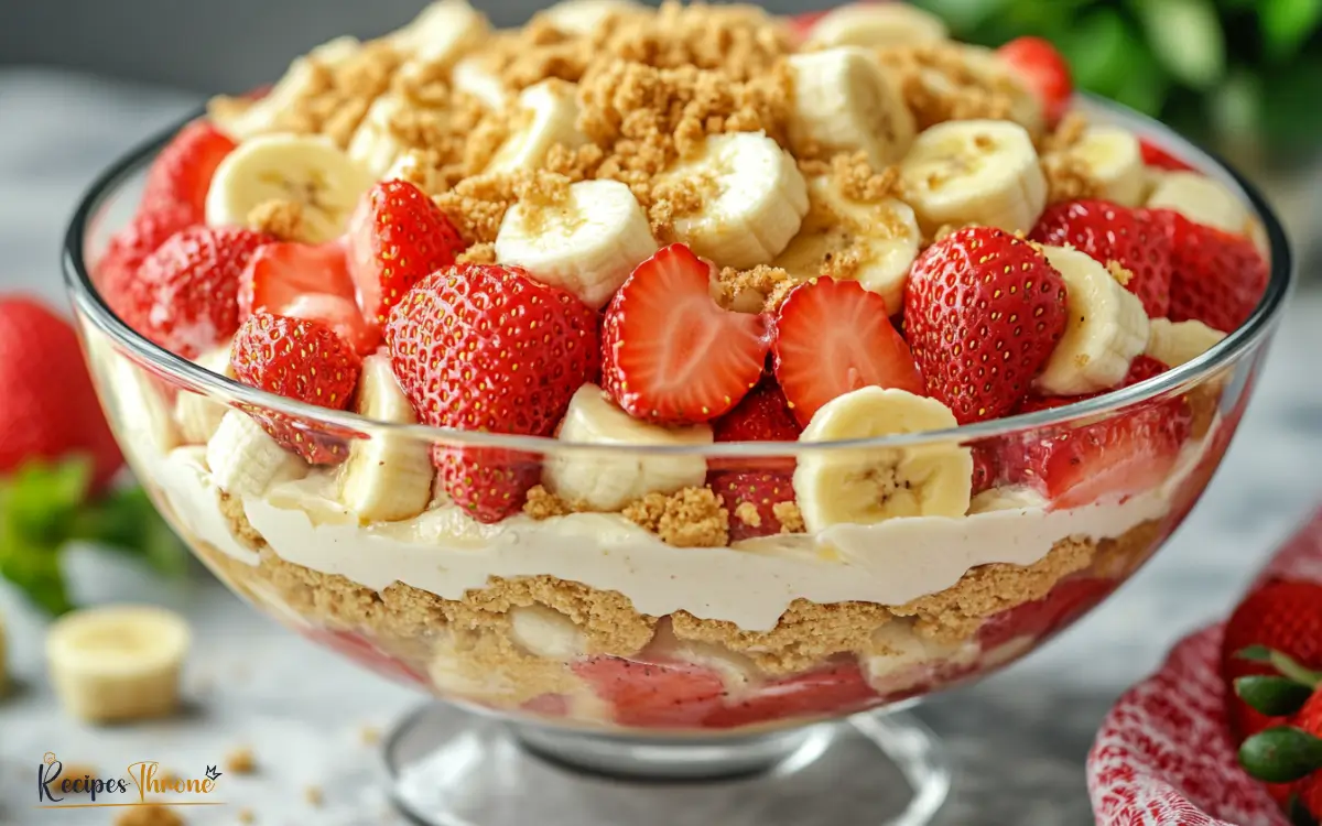 Strawberry Banana Cheesecake Salad