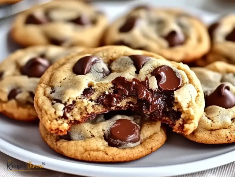 Eggless chocolate chip cookies with gooey melted center and crisp golden edges