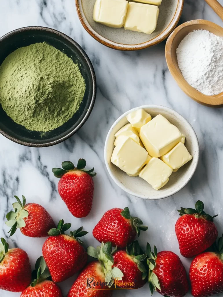 Best Matcha Strawberry Shortcake – Amazing Fusion 8 matcha strawberry shortcake ingredients