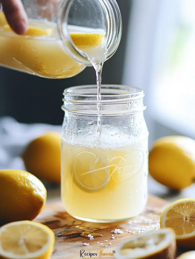 making nature's gatorade coconut water drink