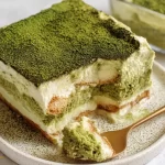 Matcha Tea Tiramisu Dessert