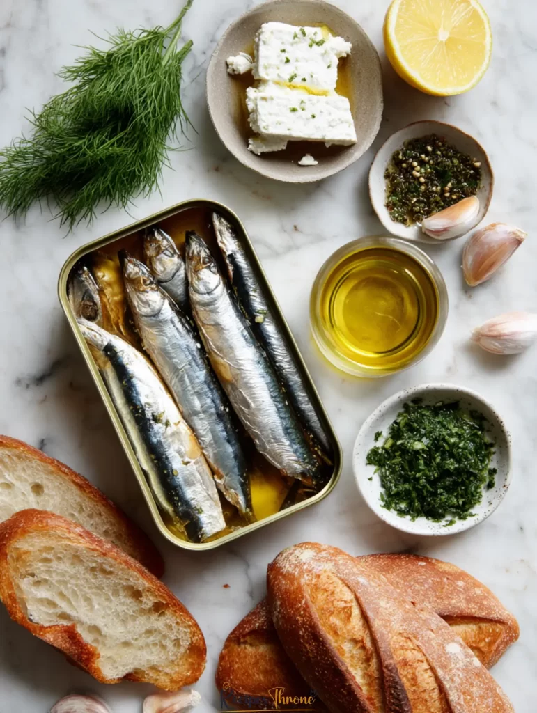 sardine toast recipe ingredients